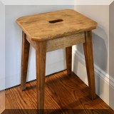 F11. Wooden stool. 